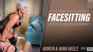 Mature NL - Old and young facesitting lesbians MILF Arwen and young Nina Heels love their naughty fetish - Full Porn Video!